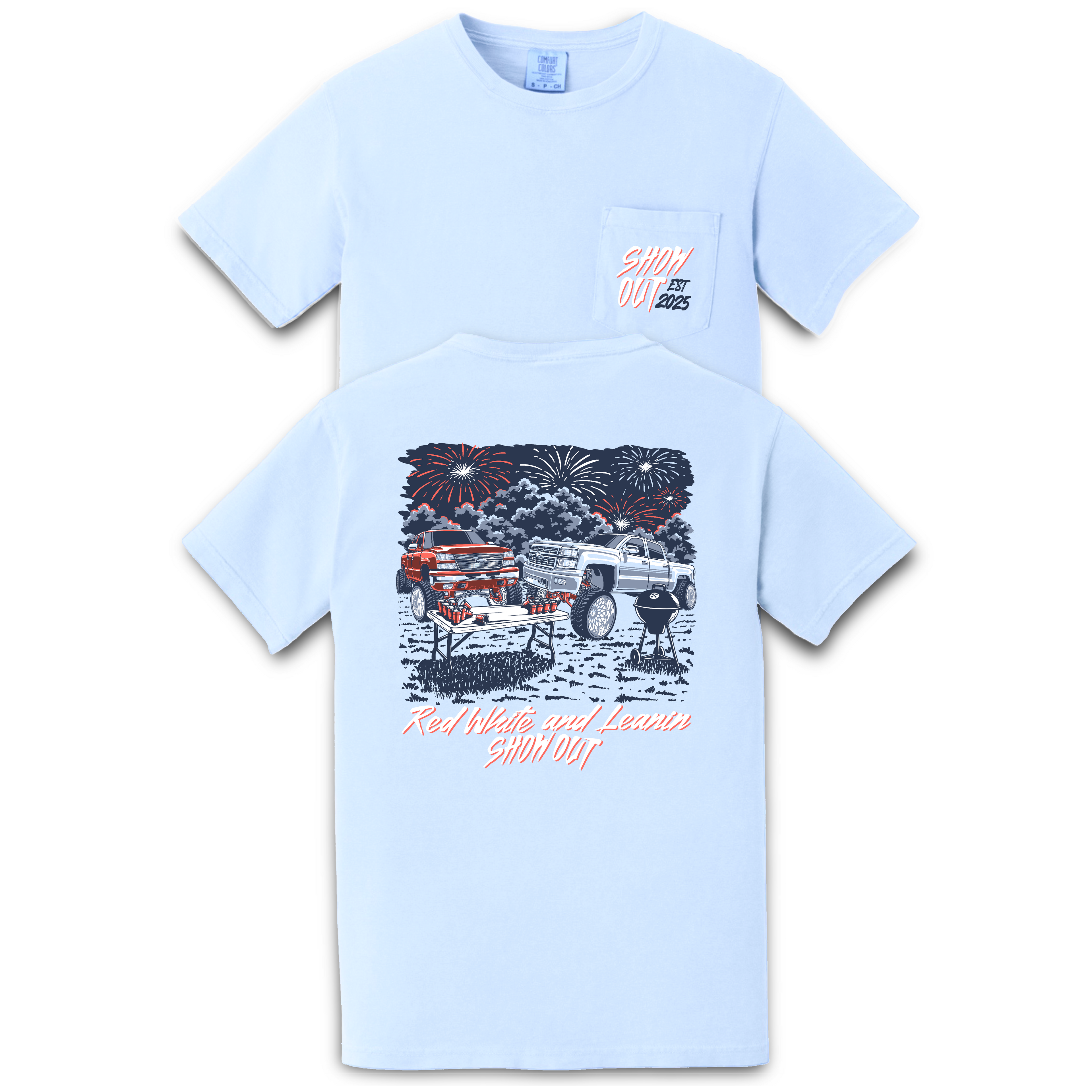 Red White and Leanin Tee