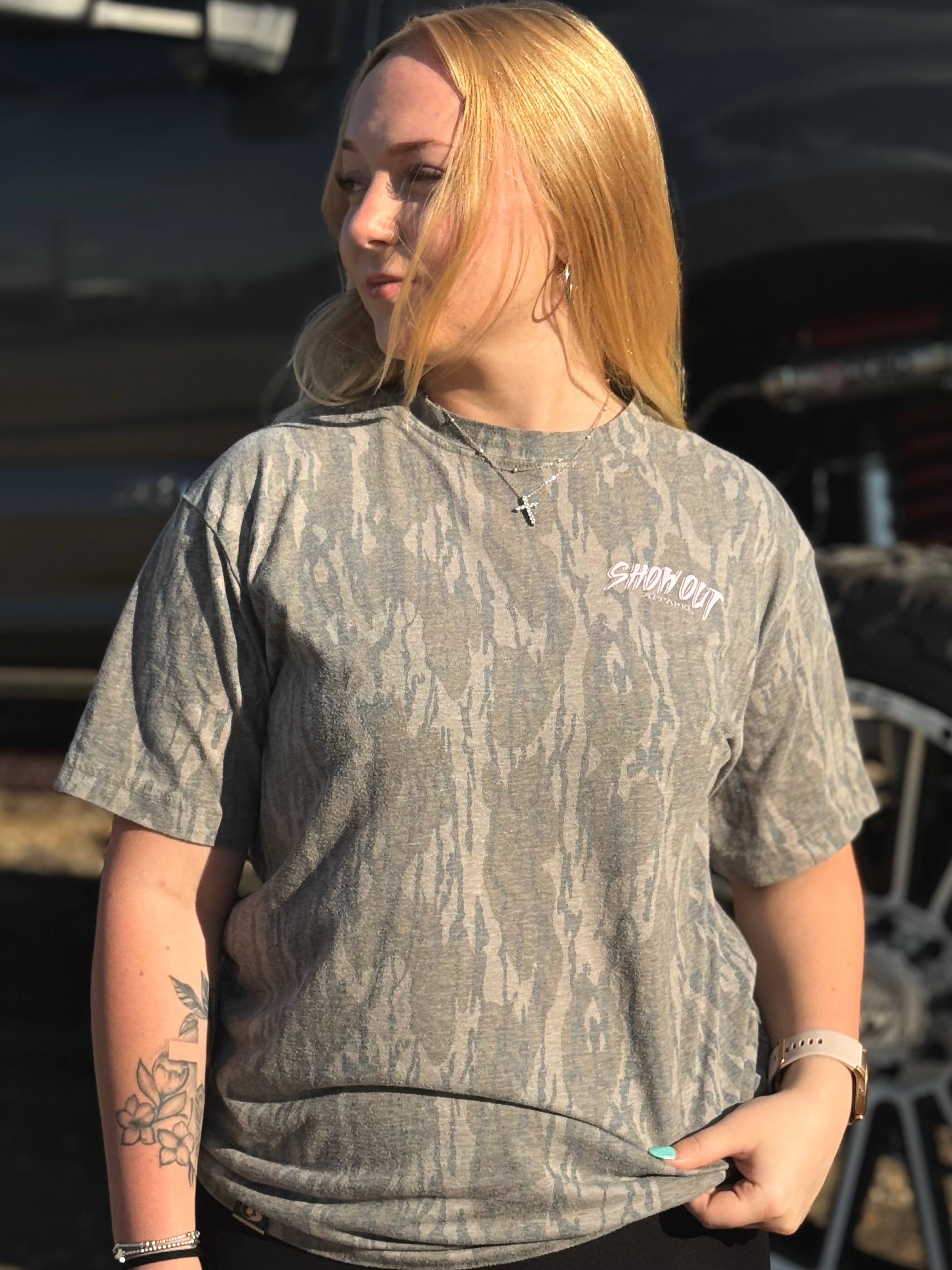 Pink ShowOut Bottomland Tee