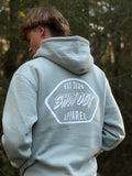 Badge Logo Hoodie | Dusty Sage