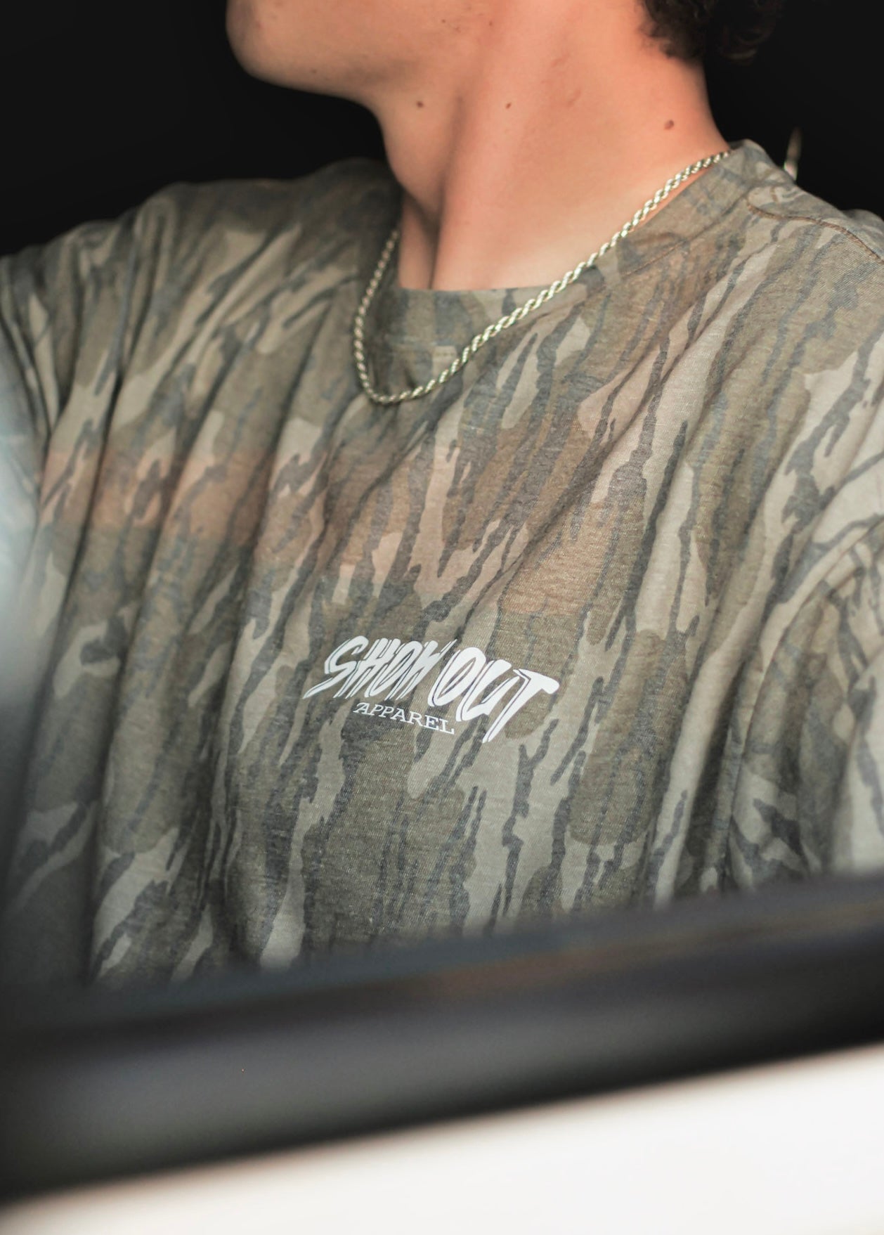 White ShowOut Bottomland Tee
