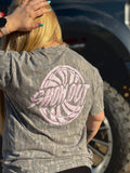 Pink ShowOut Bottomland Tee
