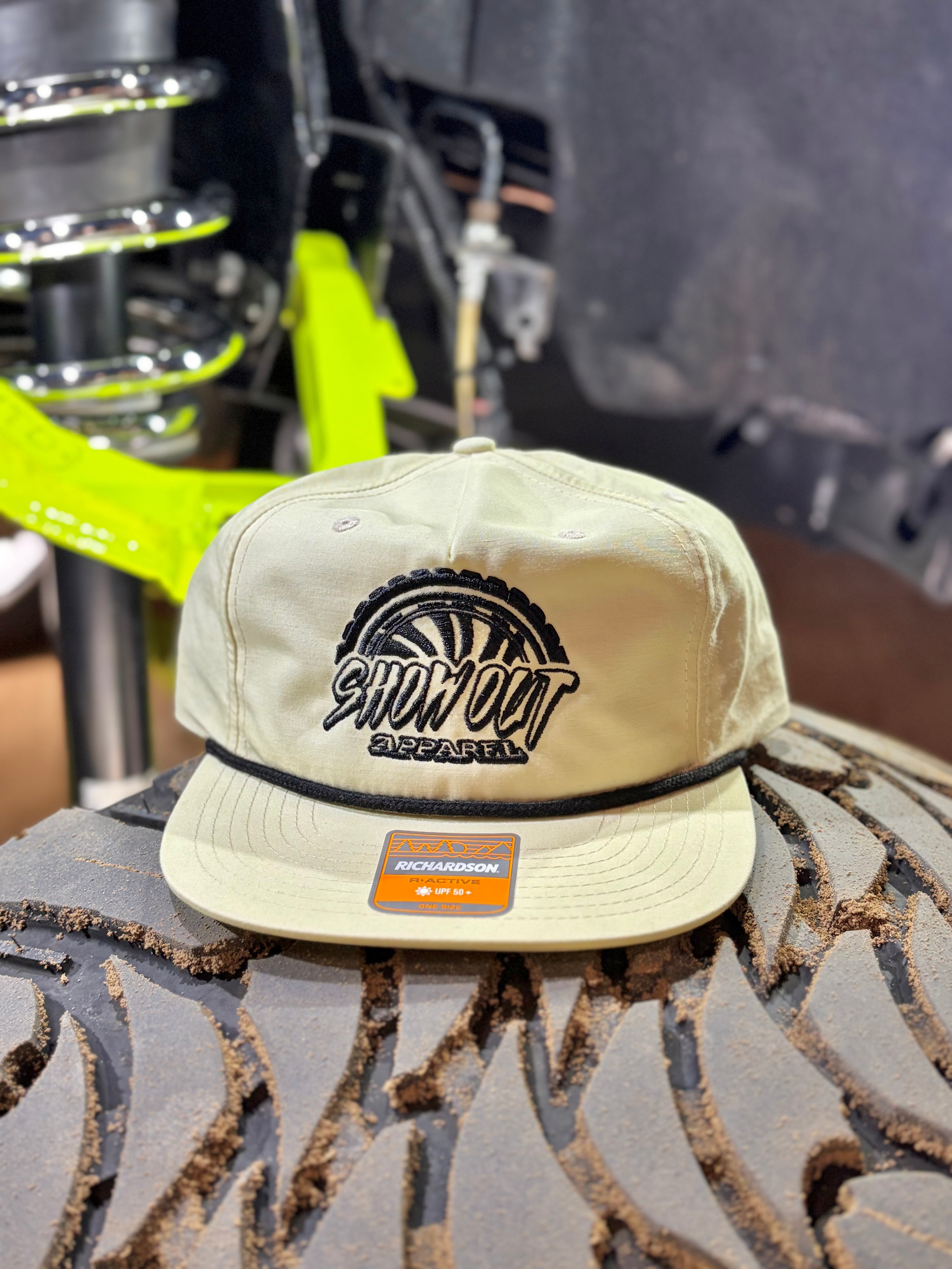 Cream ShowOut Rope Hat