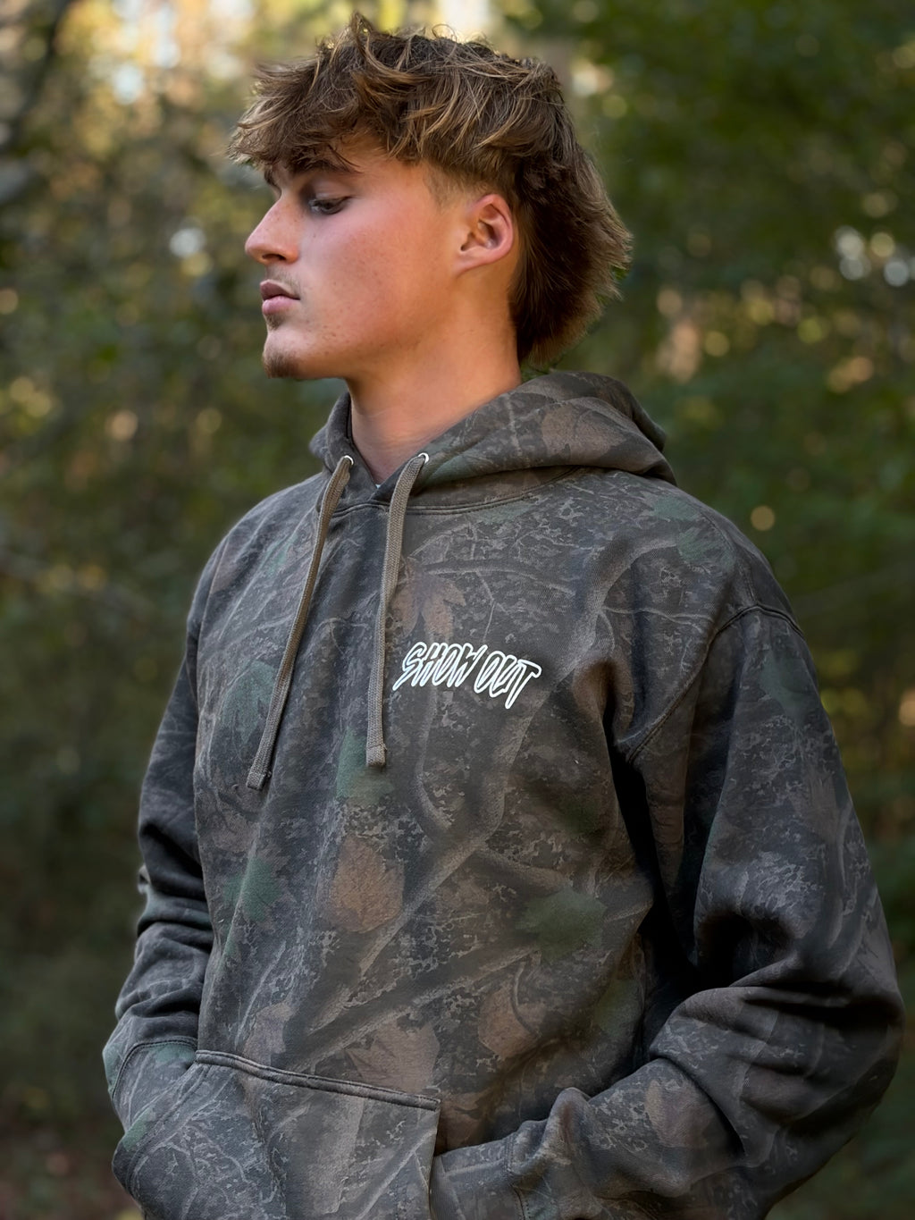 Cad Logo Hoodie | Darkwood Tree Camo