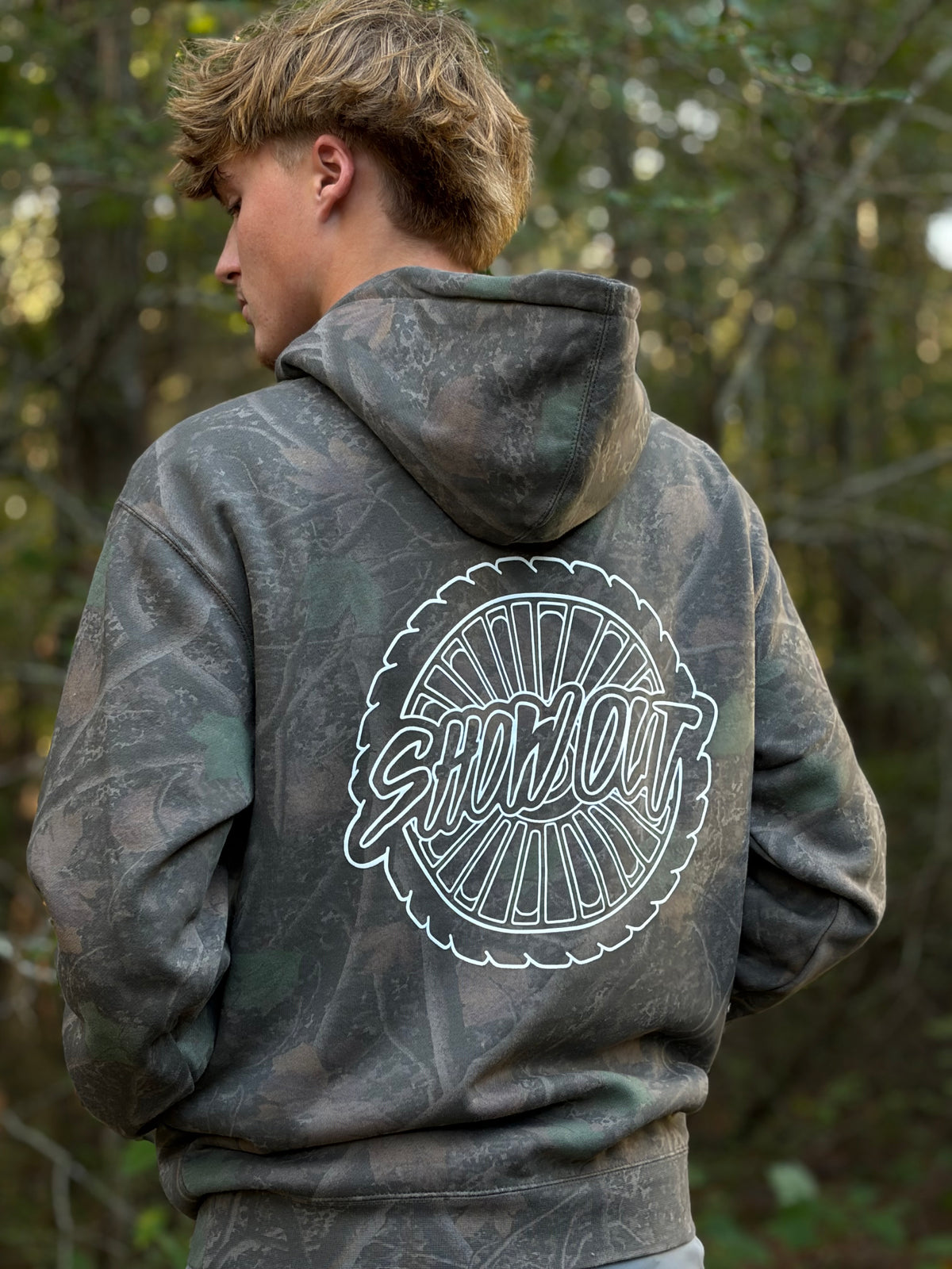 Cad Logo Hoodie | Darkwood Tree Camo