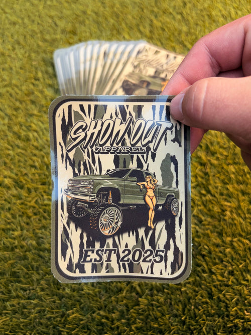 Backwoods Babe | Shield Sticker