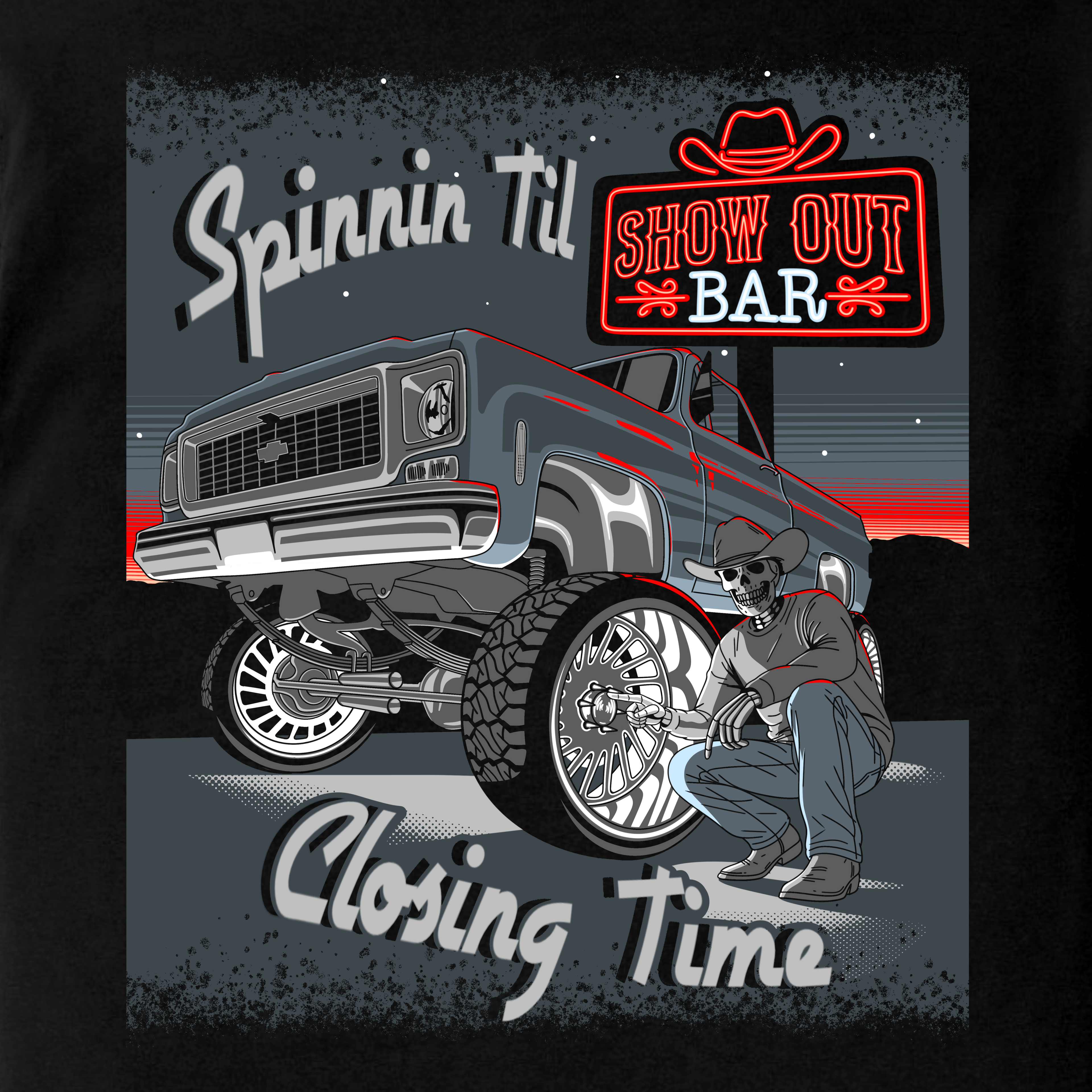 Spinnin Til Closing Time Tee